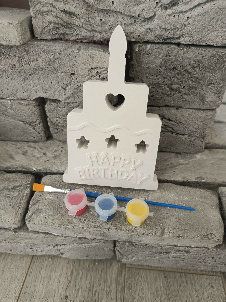 Гипсена фигура - Happy Birthday