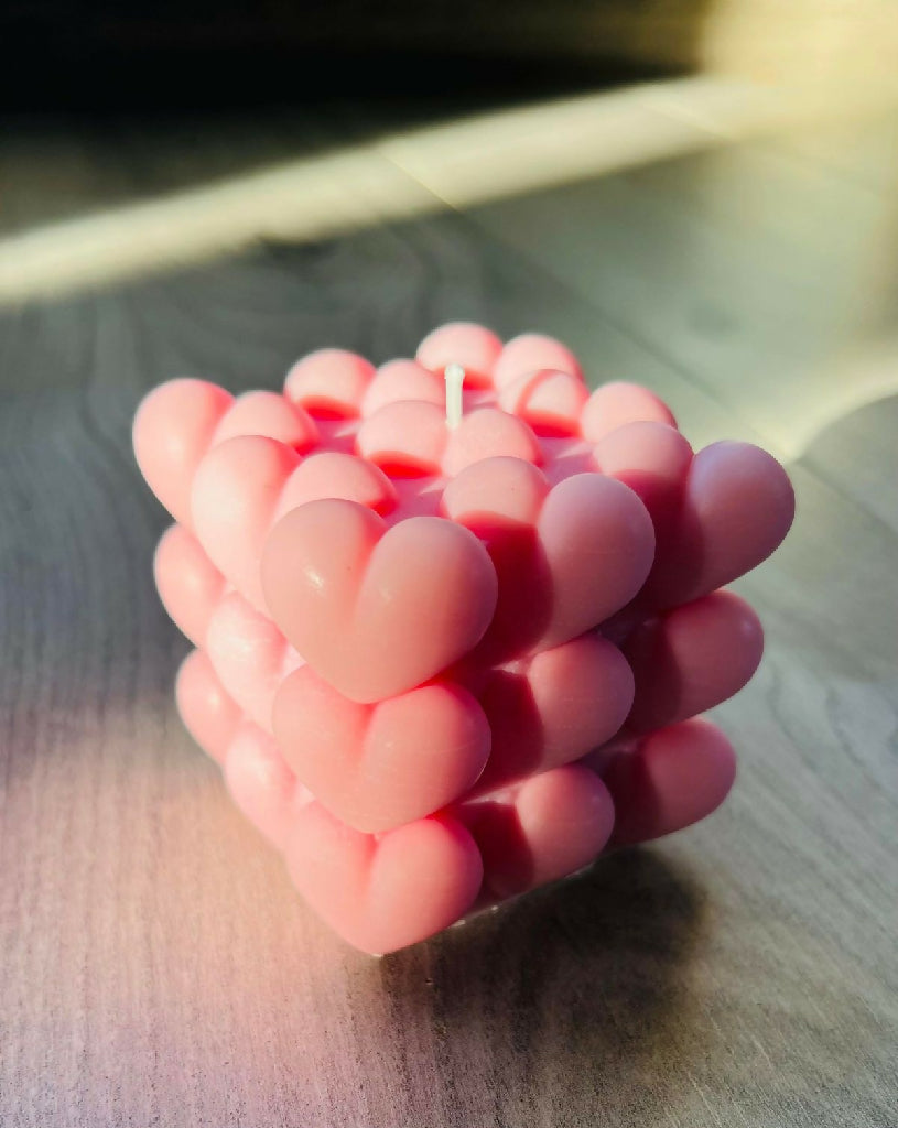Heart Bubble свеќа
