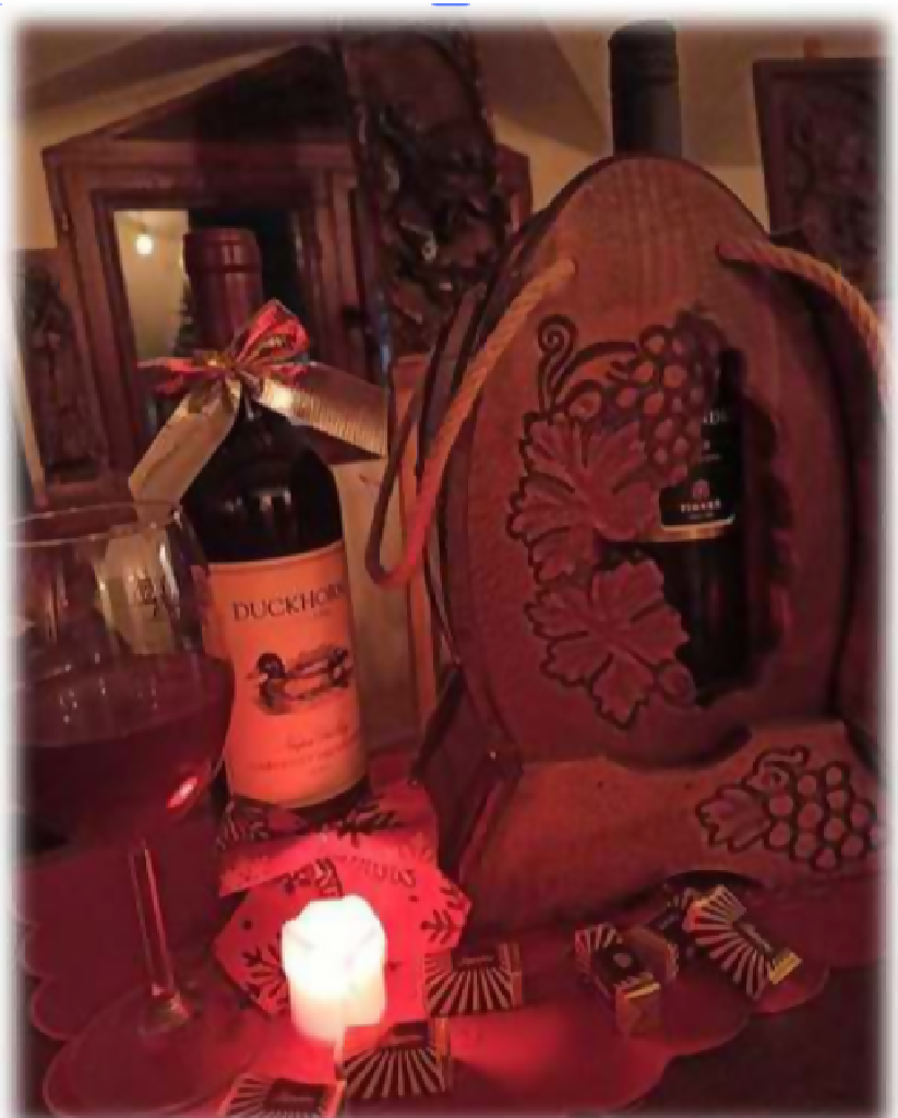 Буренце за вино - рачно изработено од дрво