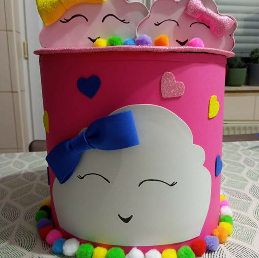 Хартиена роденденска торта - Cloud