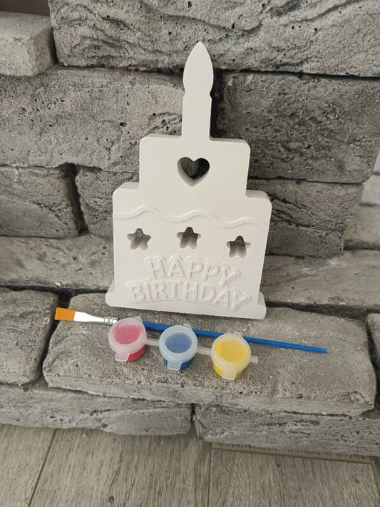 Гипсена фигура - Happy Birthday