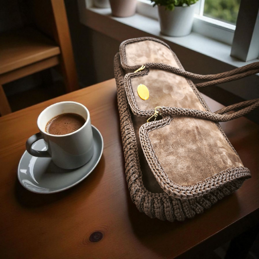 Уникатна рачно изработена чанта