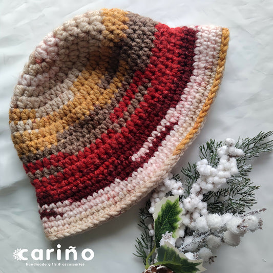 Зимски шарени шешири (земјени тонови)