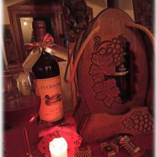 Буренце за вино - рачно изработено од дрво