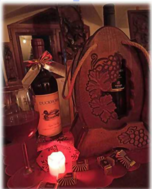 Буренце за вино - рачно изработено од дрво